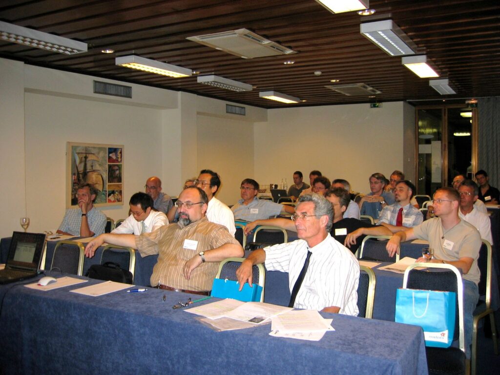 Historical picture of the first meeting of BIFD in Madeira, Portugal, July 2004