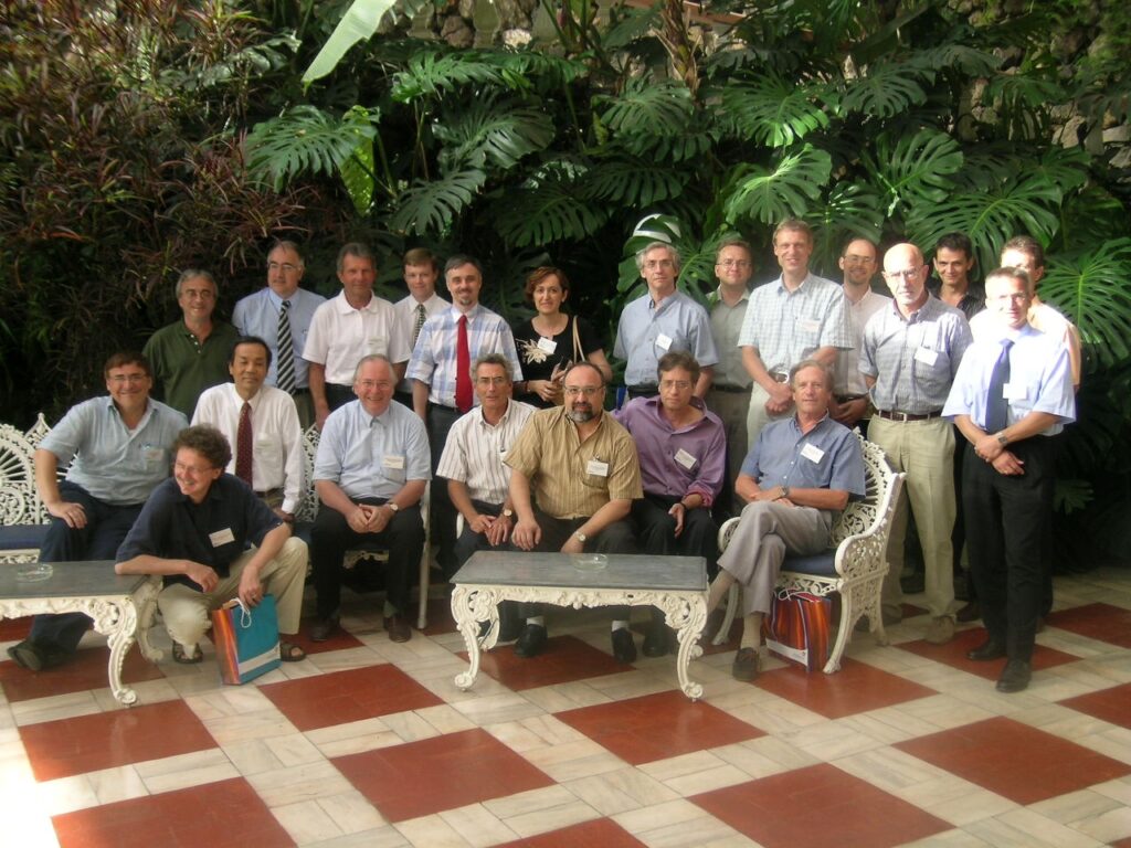 Historical picture of the first meeting of BIFD in Madeira, Portugal, July 2004